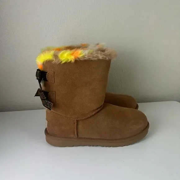 Ugg Bailey Bow Plaid Punk Womensize 5
